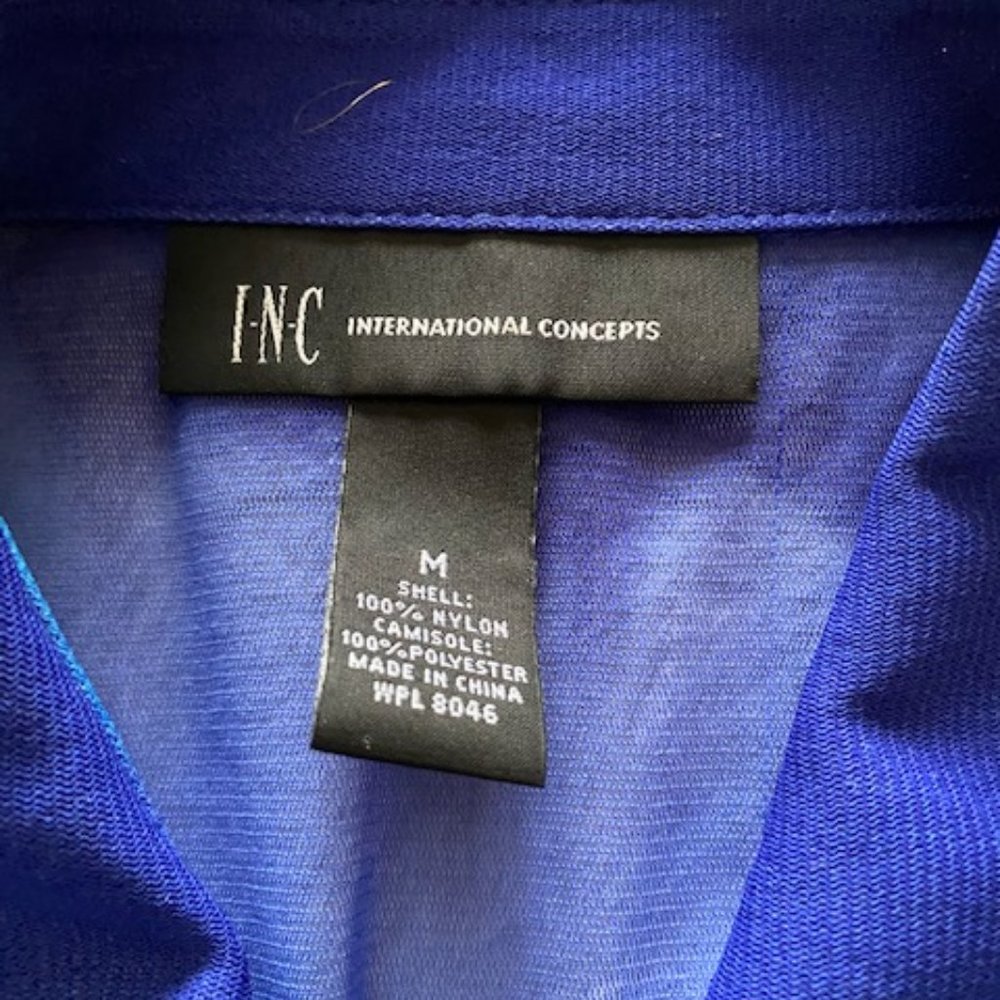 Sheer Button Down Blouse - image 2